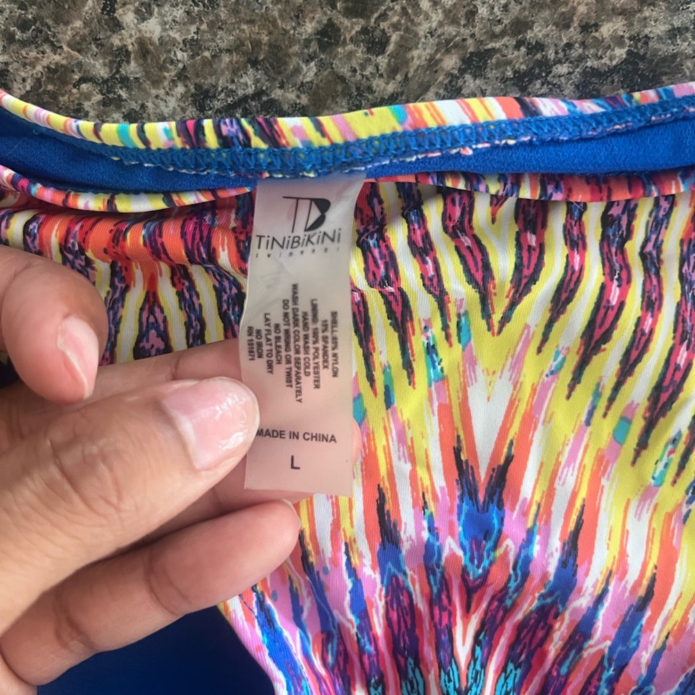 TiniBikini Colorful Patterned Bikini Set - Picture 3 of 4